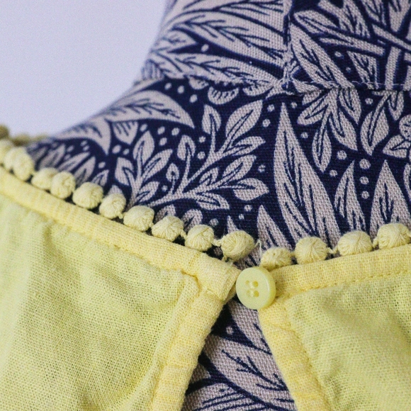 M&S Marks & Spencer Pale Yellow Summer Dress UK6 - Picture 5 of 7